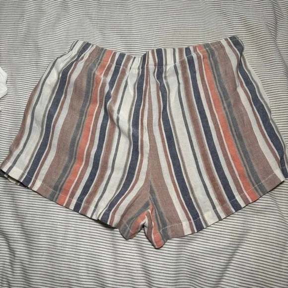 Striped High Waist Shorts Medium – SHEIN Y2K Retro Preppy Aesthetic - Picture 2 of 6